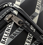 Balenciaga - Explorer Logo-Print Leather Belt Bag - Black