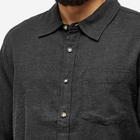 Corridor Men's Lyocell Flannel Shirt in Black