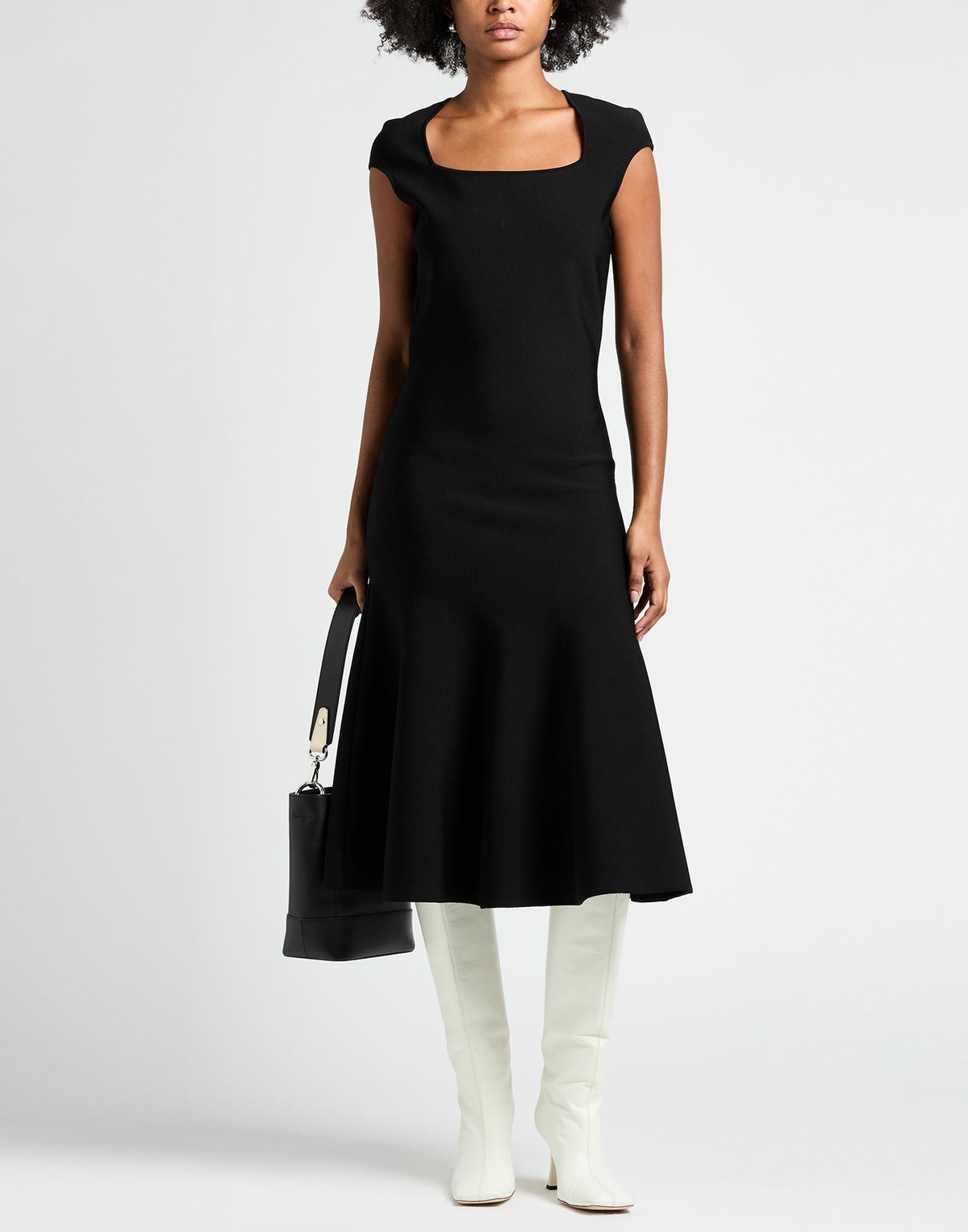 Mcqueen Womens Midi dress in Black