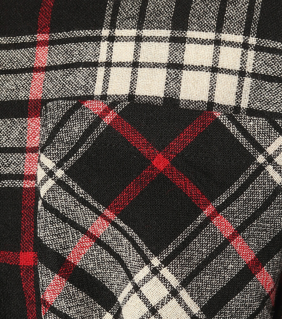 Woolrich - Checked wool-blend shirtdress