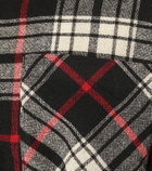 Woolrich - Checked wool-blend shirtdress