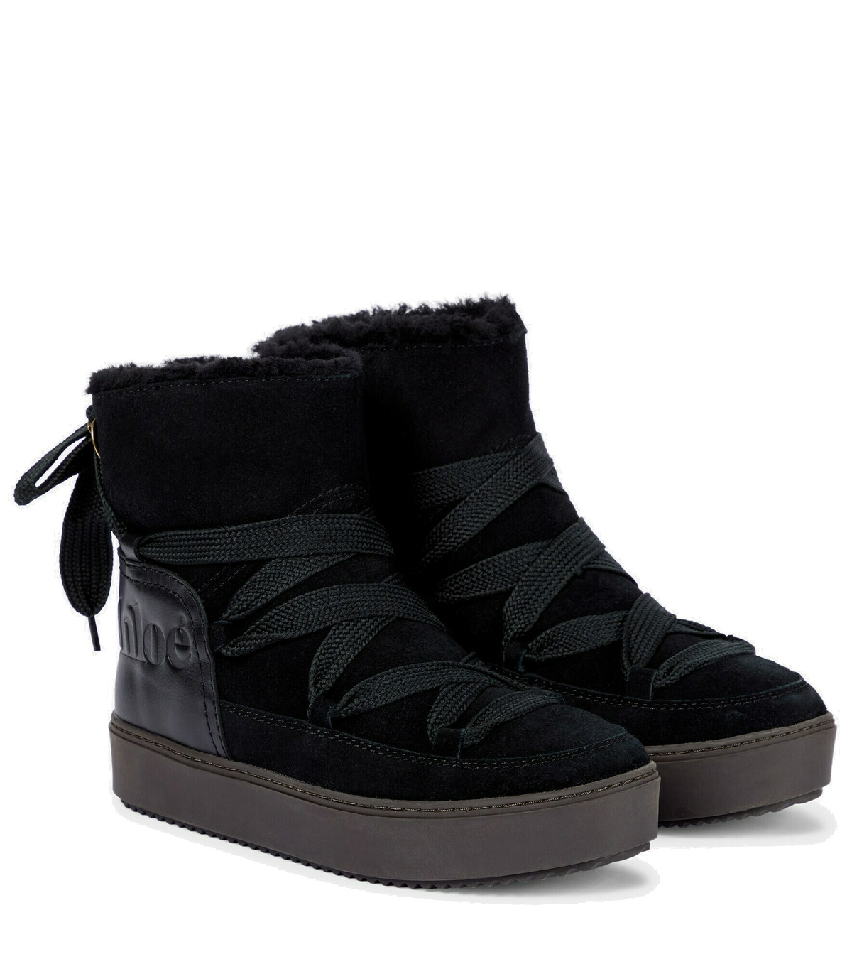 See By Chloe - Charlee suede snow boots See by Chloe