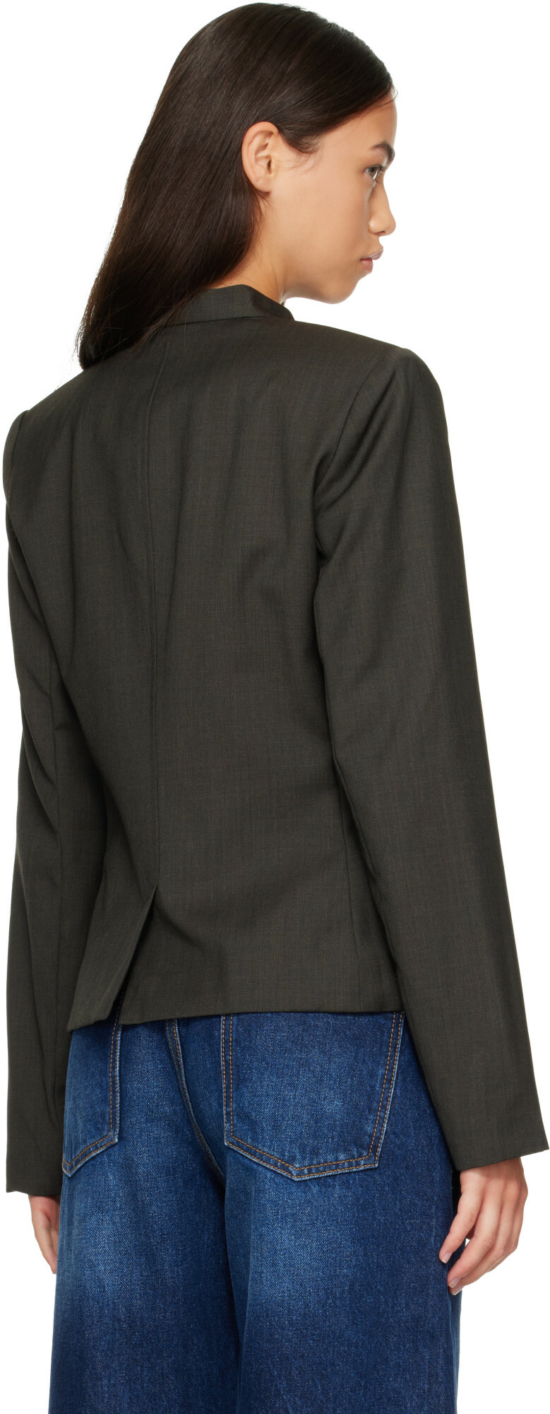 St. Agni Gray Moto Jacket