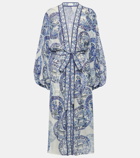 Camilla Printed silk kaftan