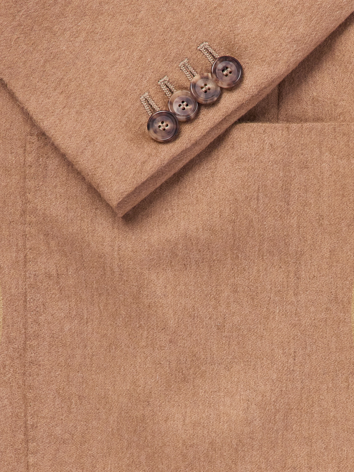 De Petrillo - Posillipo Brushed Camel Hair Blazer - Neutrals