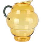 POLSPOTTEN Yellow & Gray Mizu Kiri Pitcher