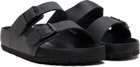 Birkenstock Black Regular Arizona Sandals