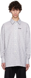 Kenzo White Kenzo Paris 'Kenzo Weave' Shirt