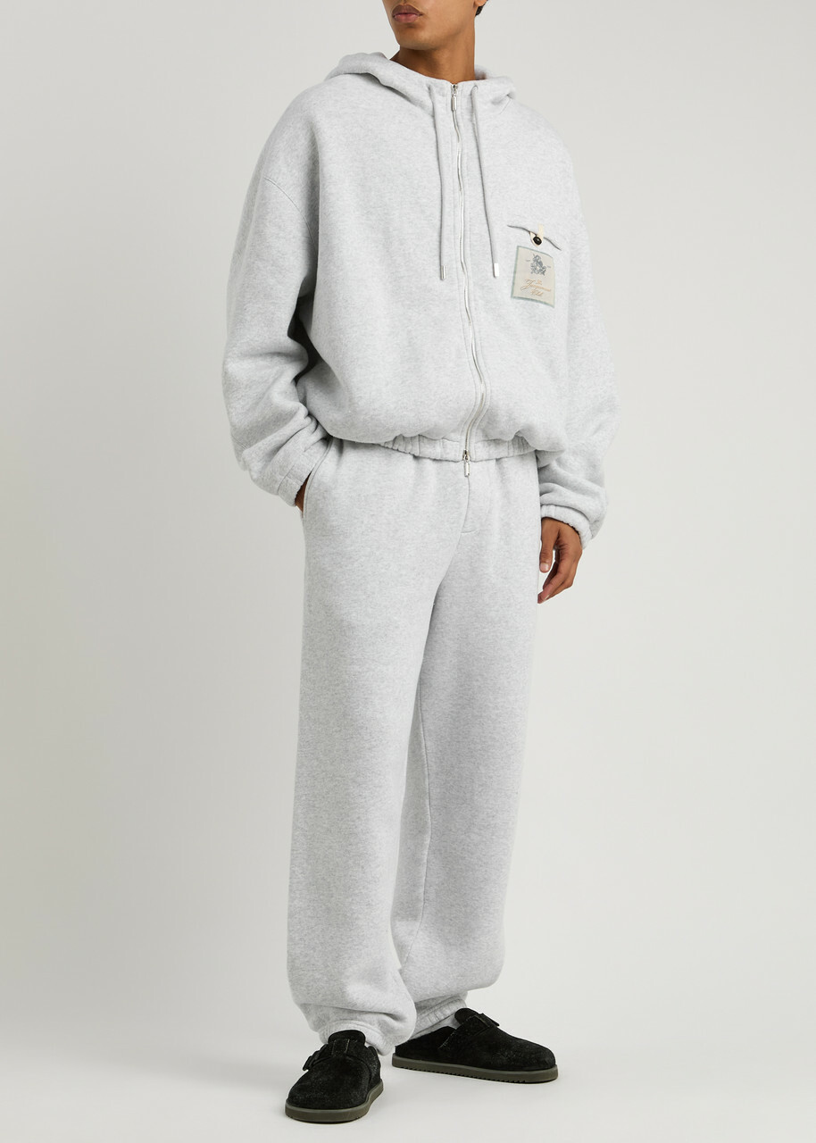 Jacquemus Le Jogging Torneo Cotton Sweatpants Grey