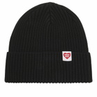 Human Made Men's Cotton Rib Beanie in Black 