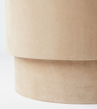 Michaël Verheyden Suede stool