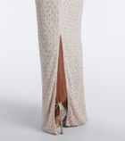 Rachel Gilbert Ruby embellished gown