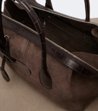 Tod's Bauletto Small suede tote bag