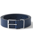 Anderson's - 3cm Full-Grain Leather Belt - Blue