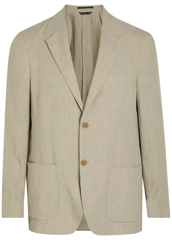 Photo: Sunspel Linen Blazer Sand