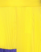 Manila Grace Womens Midi skirt in Yellow
