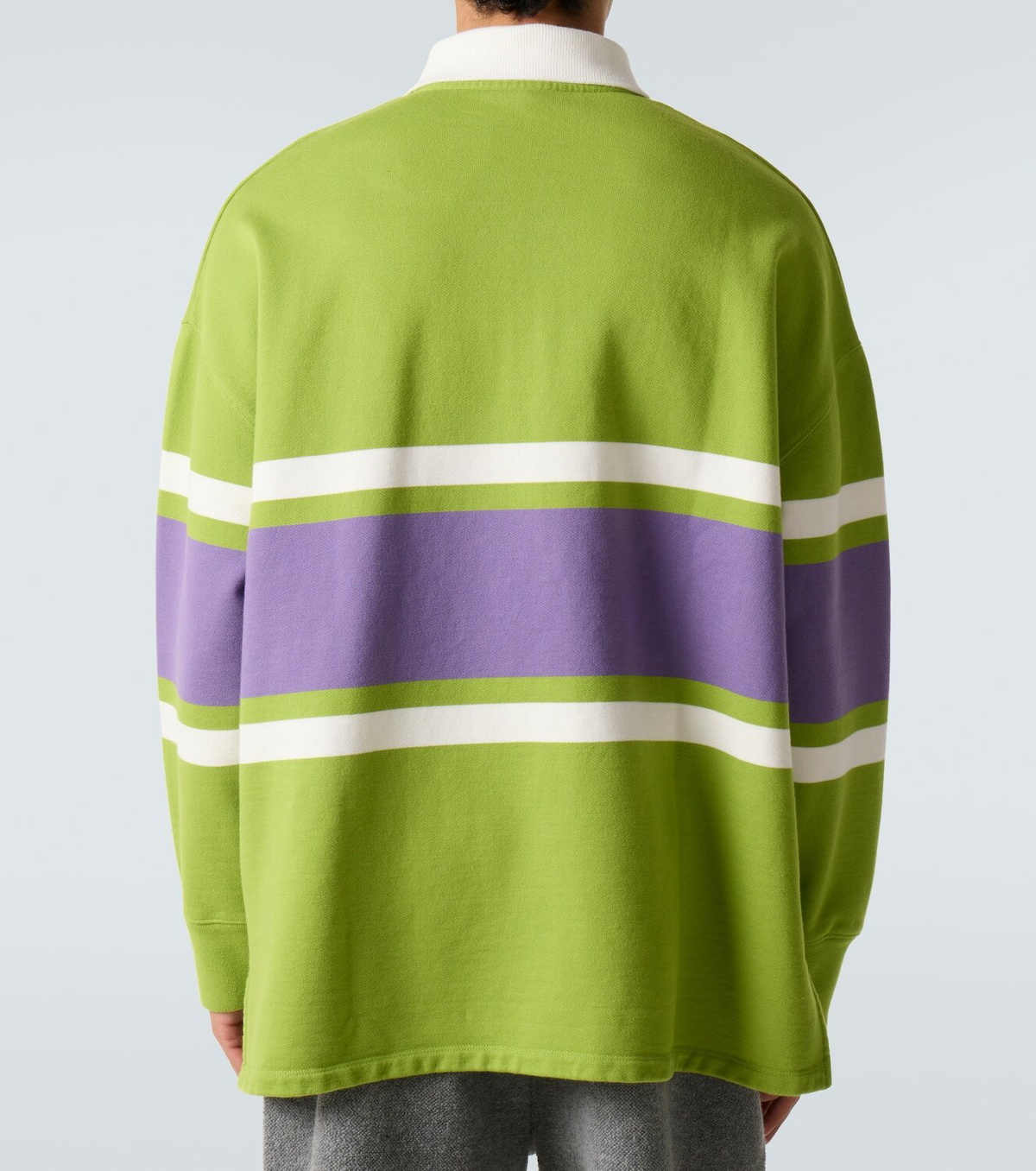 Loewe Striped cotton polo sweater