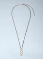 Off-White Diag Pendant Necklace