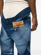 NAMESAKE Blue Del Layered Straight Jeans