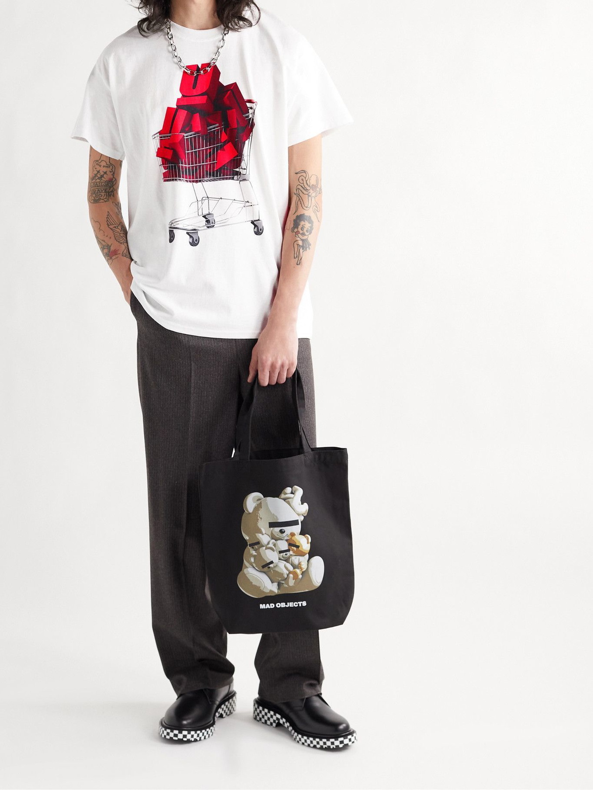 UNDERCOVER / MAD OBJECTS × Densuke28 Tee - Tシャツ