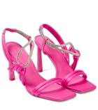 Simkhai - Cassie embellished satin sandals
