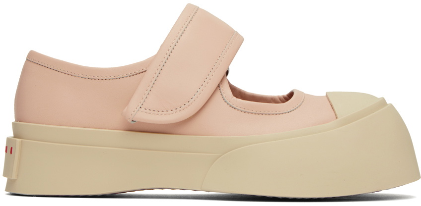 Marni Pink Pablo Mary Jane Sneakers Marni