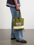 BODE - Marsh Embellished Crocheted Cotton Tote Bag
