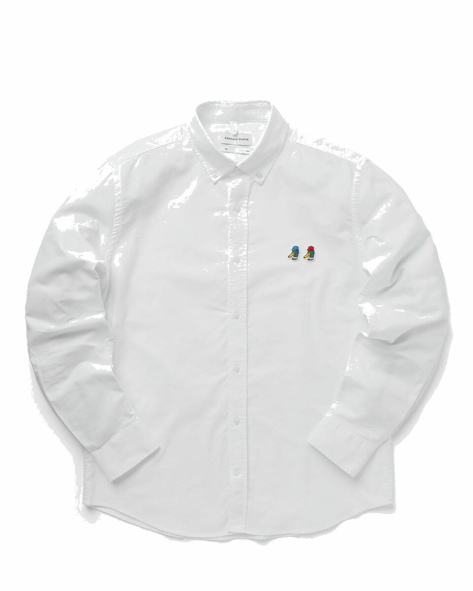 Photo: Edmmond Studios Special Duck Shirt White - Mens - Longsleeves