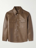 Loro Piana - Baylee Leather Shirt Jacket - Brown