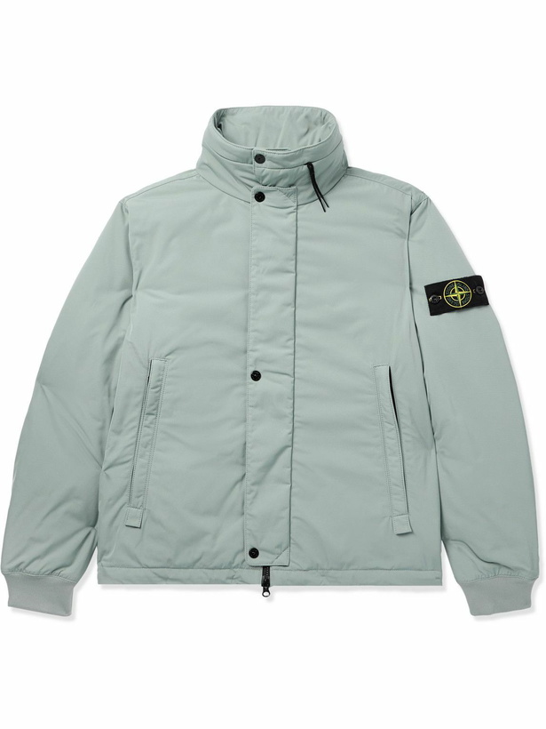 Photo: Stone Island - Logo-Appliquéd Padded Twill Jacket - Blue