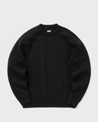 C.P. Company Brushed And Emerized Diagonal Fleece Logo Crew Neck Sweatshirt Black - Mens - Sweatshirts