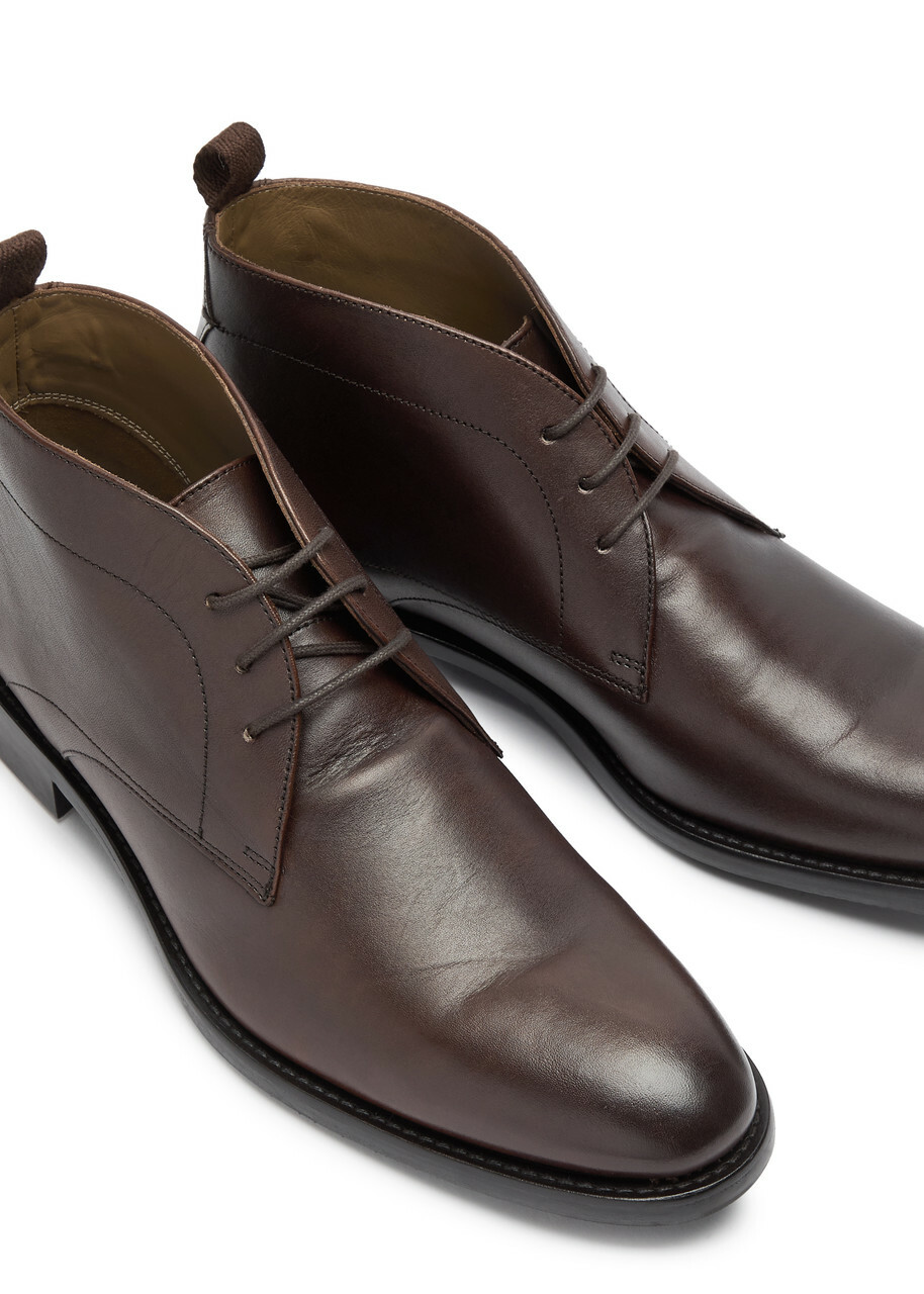 Oliver Sweeney Farleton Leather Desert Boots Brown