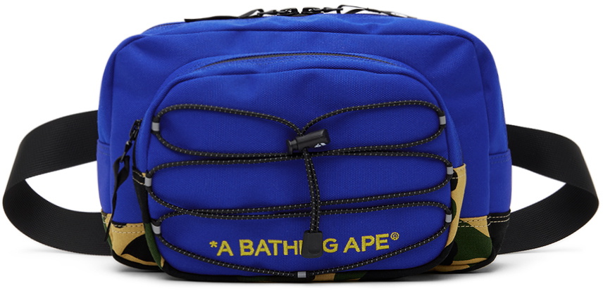 BAPE Kids Blue Jr Waist Belt Bag A Bathing Ape