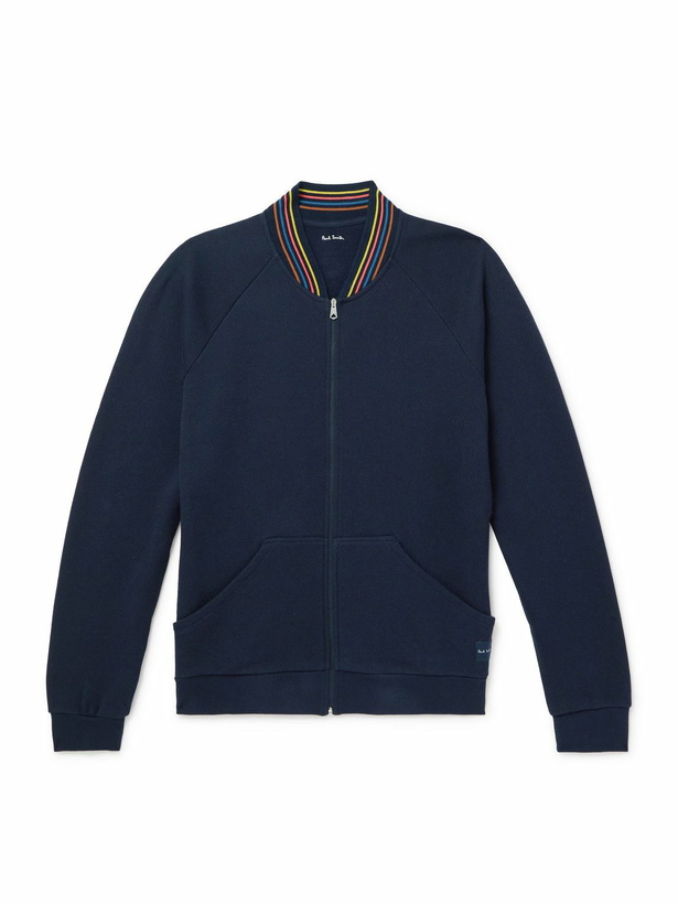 Photo: Paul Smith - Cotton-Jersey Sweatshirt - Blue