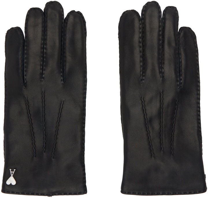 Photo: AMI Alexandre Mattiussi Black Hardware Gloves