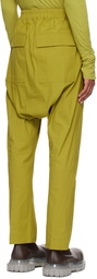 Rick Owens Yellow Drawstring Trousers