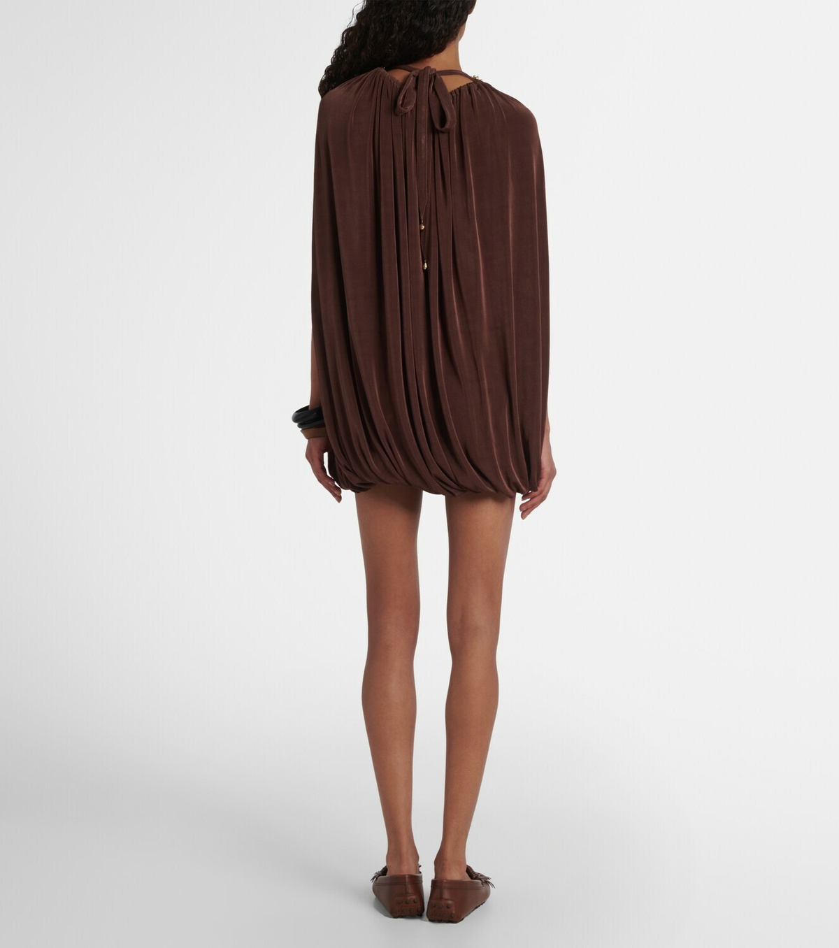 Xu Zhi Embellished draped minidress