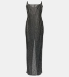 Giuseppe di Morabito Embellished bustier mesh gown