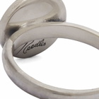 Needles Women's Silver Ring in Peace