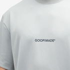 GOOPiMADE Men's ® “DE-05” Oversized Logo T-Shirt in Grey