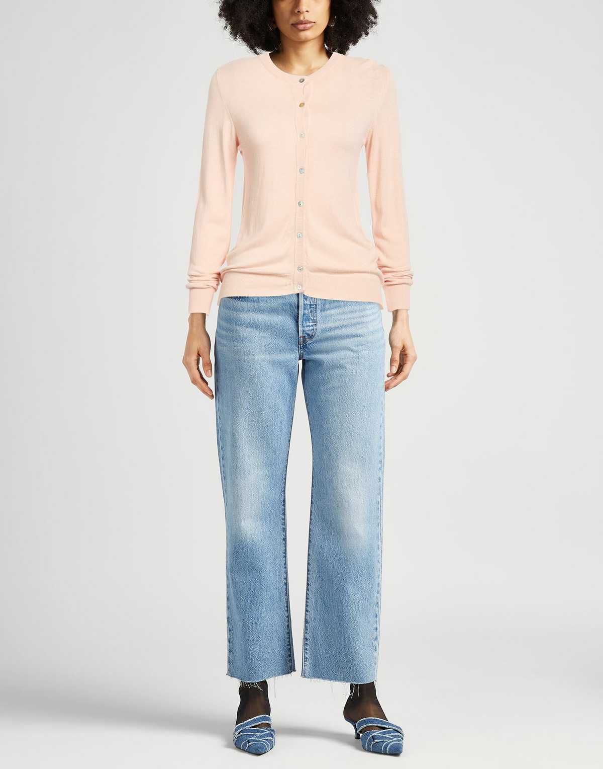 Manila Grace Womens Cardigan Blush