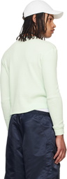 Raimundo Langlois Green Thermal Crewneck T-shirt
