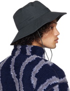 Gramicci Black F/CE. Edition Quilted Bucket Hat
