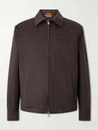 Barena - Cotton-Blend Gabardine Blouson Jacket - Brown