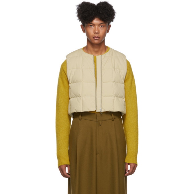 Photo: Dries Van Noten Beige Gilling Vest