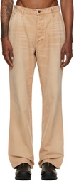 ALEXANDER DIGENOVA Tan Underground Cargo Pants