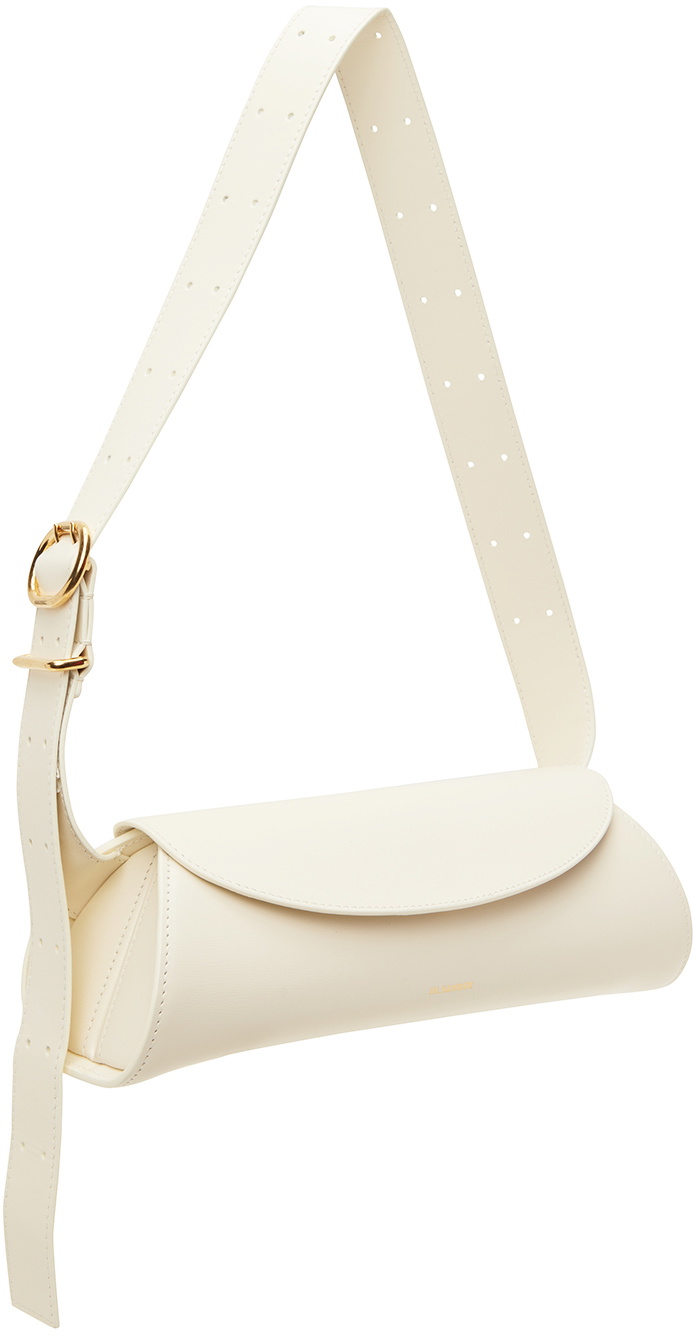 バッグ JILSANDER CANNOLO MINI HANDLE White Jil Sander White Small Cannolo Bag Jil Sander
