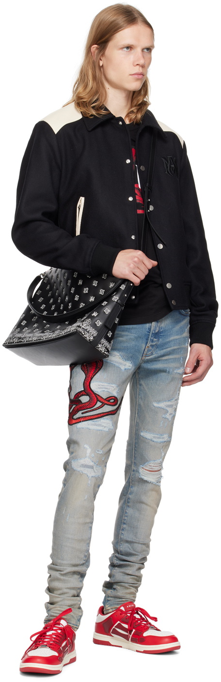 AMIRI Blue Red Poison Archival Jeans Amiri