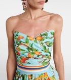 Dolce&Gabbana Printed cotton romper