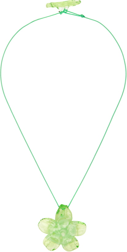 Photo: LEVENS JEWELS Green Hibiscus Necklace